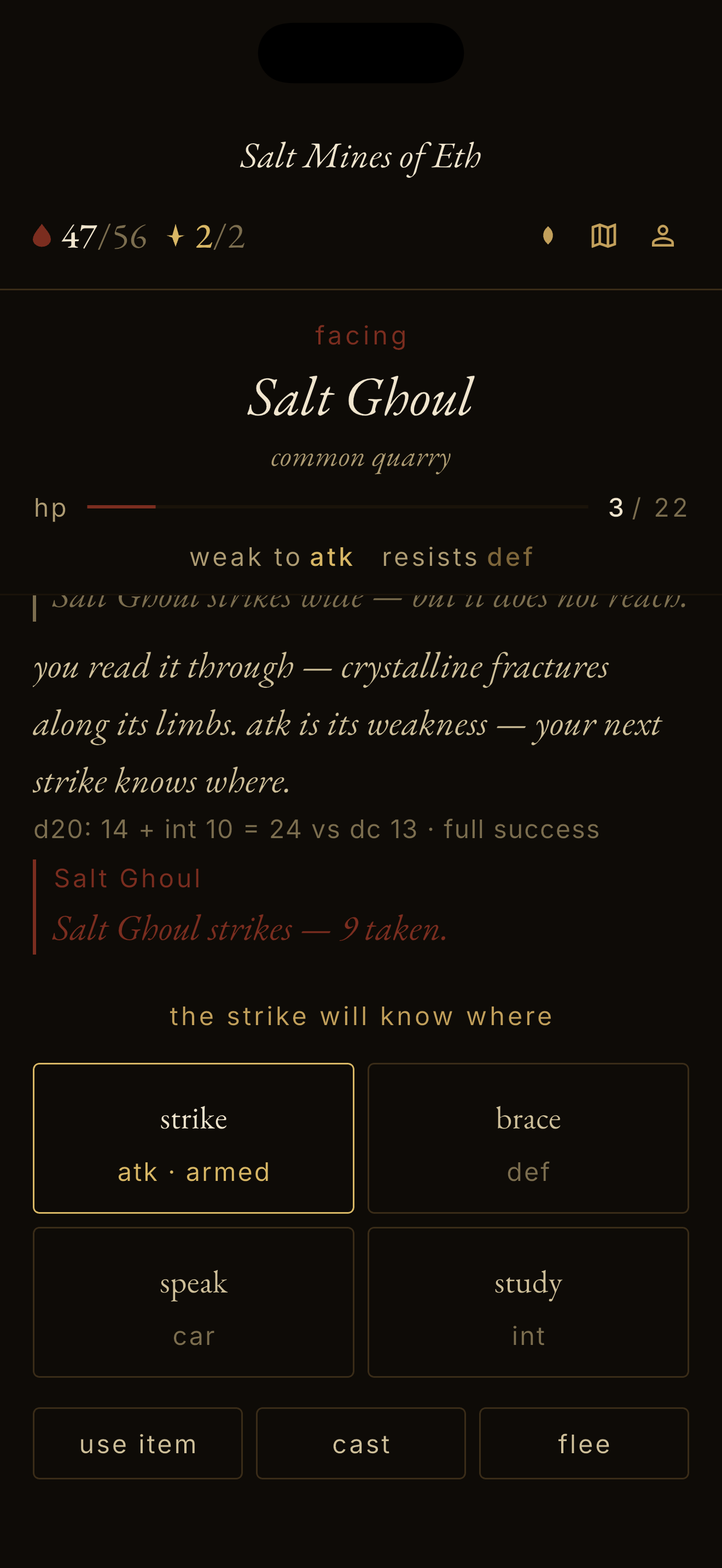 Combat resolution